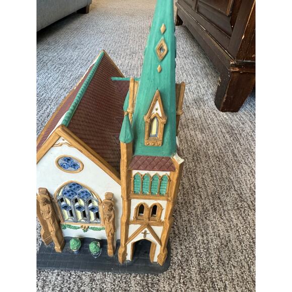 Dept  56 All Saints Corner Church.  *damaged - Picture 8 of 11